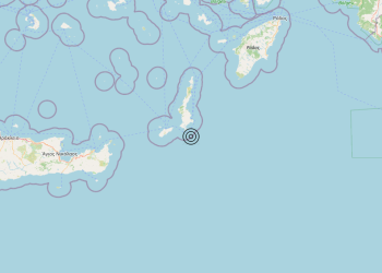 Terremoto Dodecanese Islands, Greece [Sea: Greece] – Magnitudo 5.3
