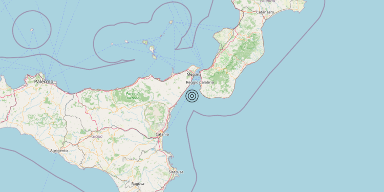 Terremoto Stretto di Messina (Reggio di Calabria, Messina) – Magnitudo 3.7 Terremoto Stretto di Messina (Reggio di Calabria, Messina) – Magnitudo 3.7