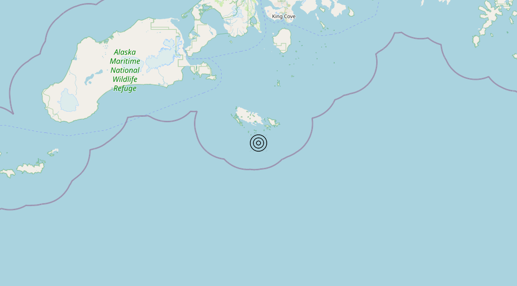 Terremoto Alaska Peninsula, United States [Sea: United States] – Magnitudo 6.0