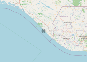 Terremoto Near coast of Chiapas, Mexico [Sea: Mexico] – Magnitudo 7.4
