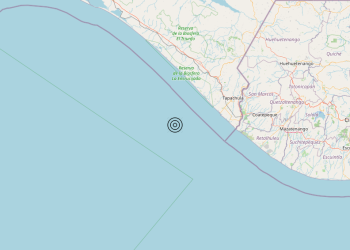 Terremoto Near coast of Chiapas, Mexico [Sea: Mexico] – Magnitudo 5.6