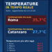Temperature in Tempo Reale in Italia: dati aggiornati oggi